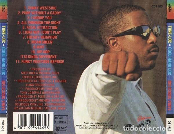 CDs de m&uacute;sica: Tone Loc - Cool hand loc - Foto 2
