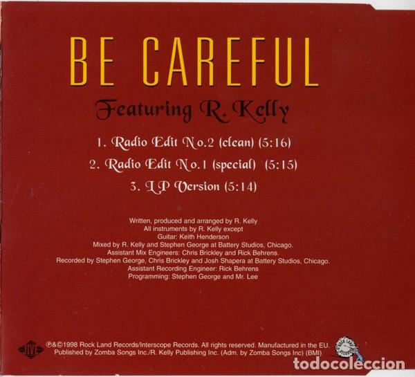 CDs de m&uacute;sica: Sparkle (featuring R. Kelly) - Be careful (cd single) - Foto 2