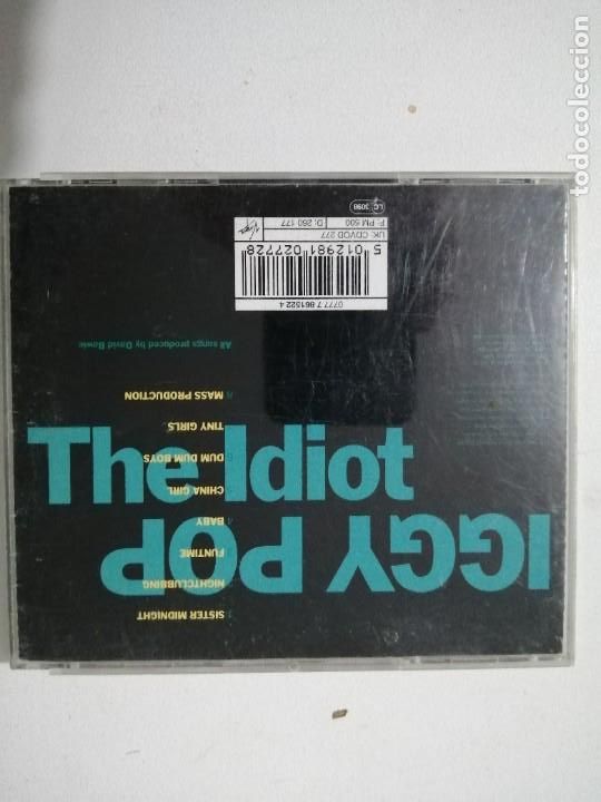 CDs de m&uacute;sica: CD IGGY POP. THE IDIOT - Foto 2