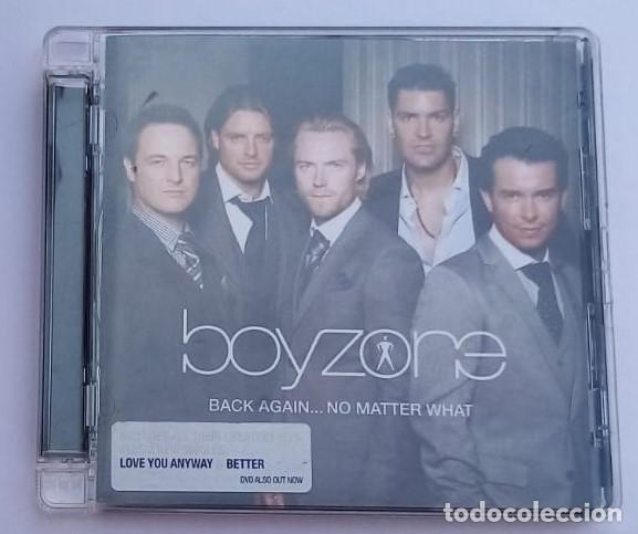 CDs de m&uacute;sica: BOYZONE - BACK AGAIN NO MATTER WHAT GREATEST HITS - Foto 1