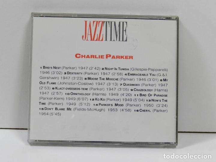 CDs de m&uacute;sica: DISCO CD. Charlie Parker &ndash; Jazz Time. COMPACT DISC. - Foto 2