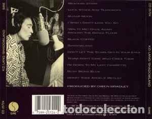 CDs de m&uacute;sica: K. D. LANG - &rdquo; SHADOWLAND &rdquo; - CD 1988 - Foto 2