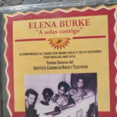 CD di Musica: CD PRECINTADO-ELENA BURKE-A SOLAS CONTIGO-BOLERO CUBANO-