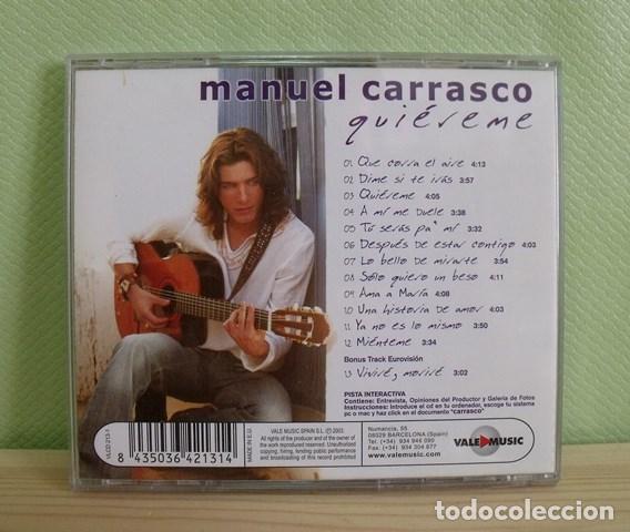 CDs de m&uacute;sica: CD Qui&eacute;reme - Manuel Carrasco - Foto 7