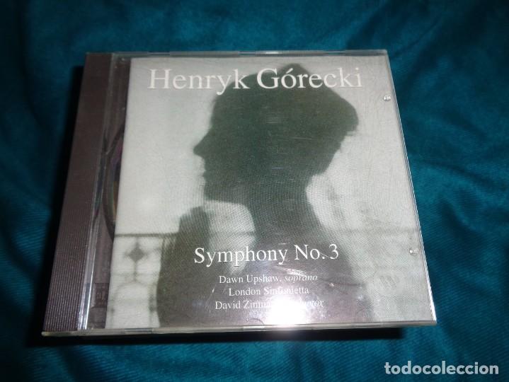 CDs de m&uacute;sica: HENRYK GORECKI. SYMPHONY No. 3. CD. - Foto 1