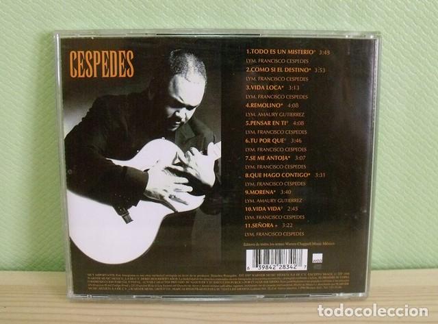 CDs de m&uacute;sica: CD Vida loca - Francisco Cespedes - Foto 3