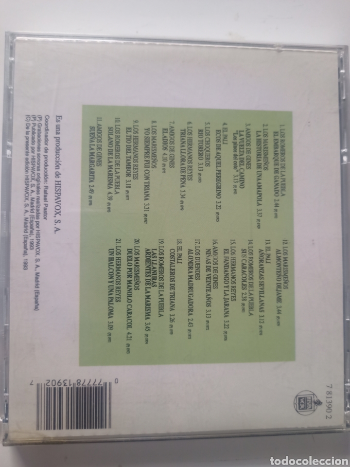 CDs de m&uacute;sica: Sevillanas de Oro - D&eacute;cada de los 70 - Foto 2