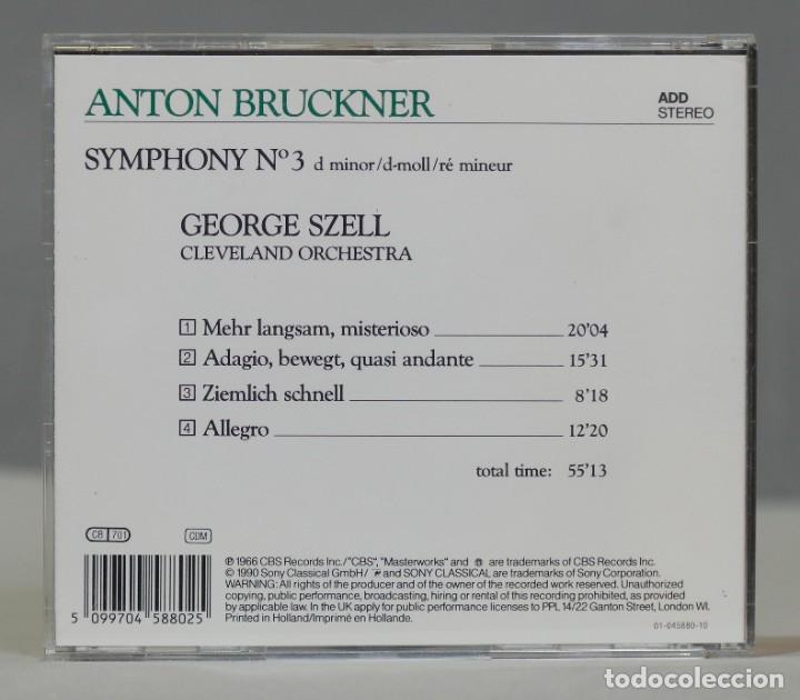 CDs de m&uacute;sica: CD. SZELL. BRUCKNER. SYMPHONY N3 - Foto 2