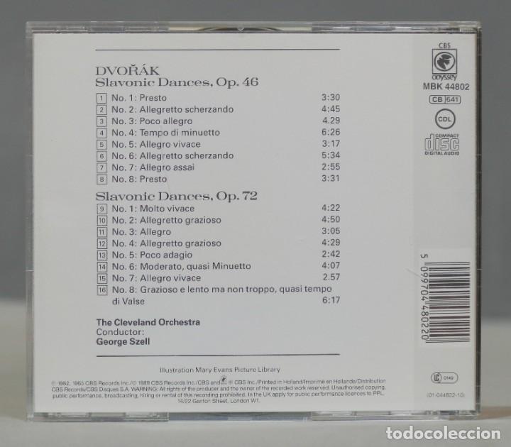 CDs de m&uacute;sica: CD. SLAVONIC DANCES. DVORAK. SZELL - Foto 2