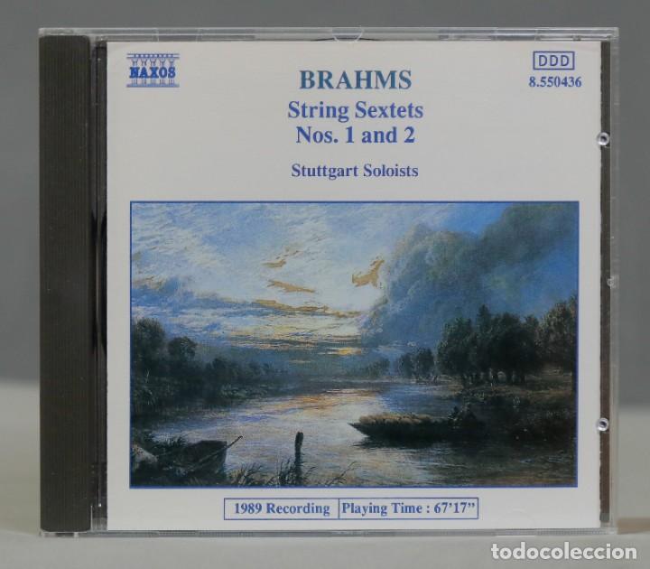CDs de m&uacute;sica: CD. Brahms - Stuttgart Soloists &ndash; String Sextets Nos. 1 And 2 - Foto 1
