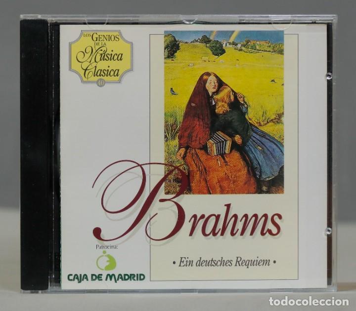 CDs de m&uacute;sica: CD. BRAHMS. GENIOS DE LA MUSICA CLASICA - Foto 1
