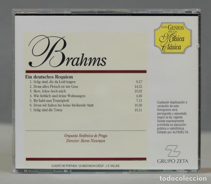 CDs de m&uacute;sica: CD. BRAHMS. GENIOS DE LA MUSICA CLASICA - Foto 2