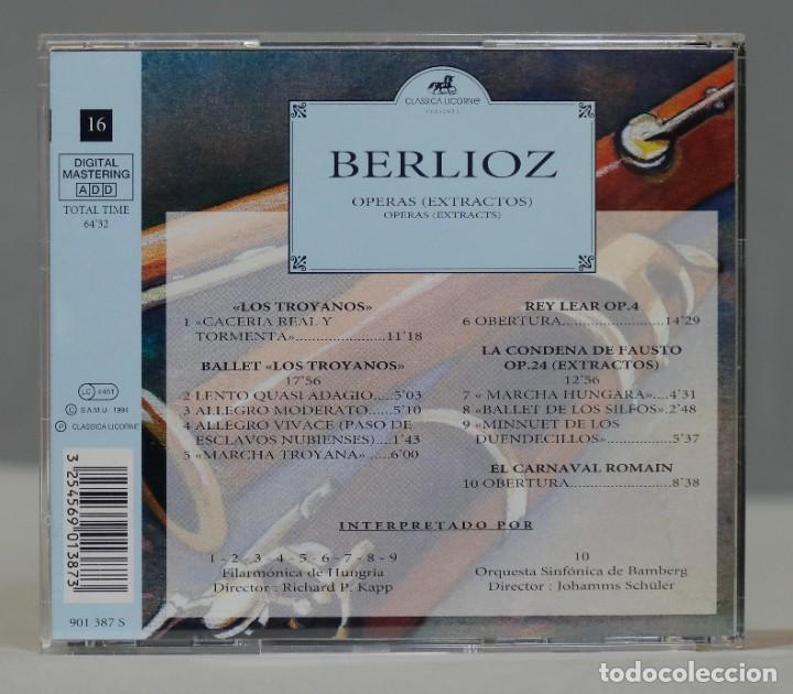 CDs de m&uacute;sica: CD. BERLIOZ. OPERA. EXTRACTOS - Foto 2