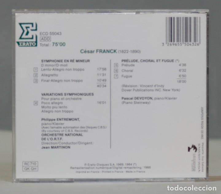 CDs de m&uacute;sica: CD. C&eacute;sar Franck &ndash; Franck - Foto 2