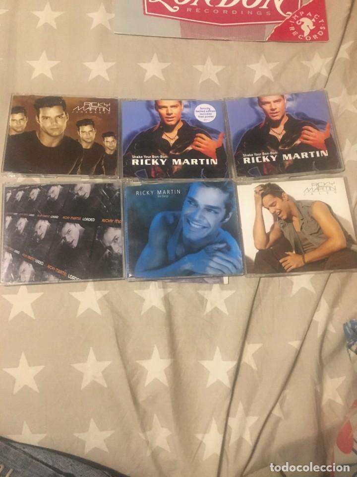 CDs de m&uacute;sica: Ricky Martin x 7 lote pack maxis - Foto 2