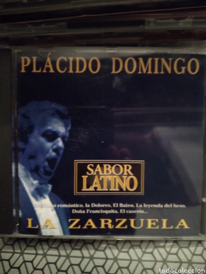 CDs de m&uacute;sica: CD-PLACIDO DOMINGO-LA ZARZUELA-SABOR LATINO-