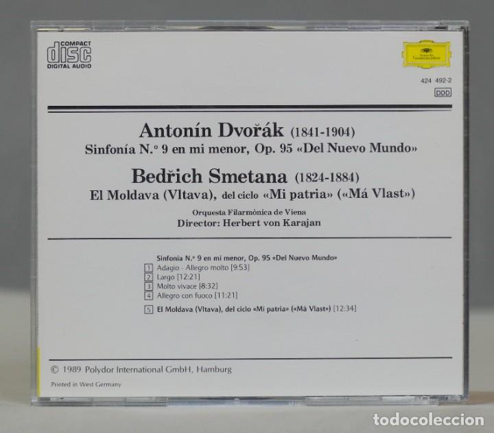 CDs de m&uacute;sica: CD. DVORAK. SMETANA. KARAJAN - Foto 2