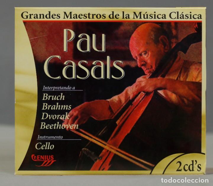 CDs de m&uacute;sica: 2 CD. PAU CASALS INTERPRETA BRUCH BRAHMS BEETHOVEN DVORAK - Foto 1