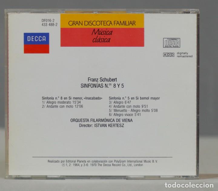 CDs de m&uacute;sica: CD. SCHUBERT. SINFONIAS 8 5 - Foto 2