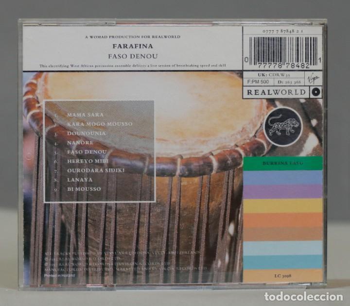 CDs de m&uacute;sica: CD. Farafina &ndash; Faso Denou - Foto 2