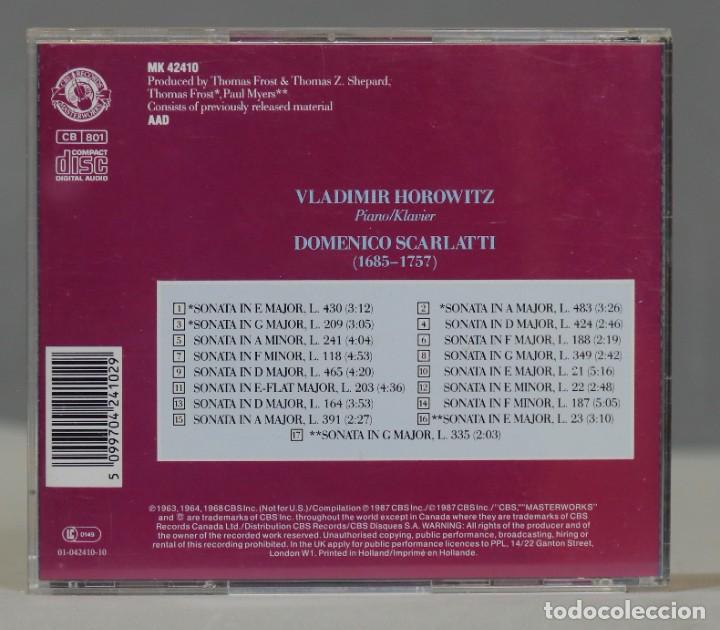 CDs de m&uacute;sica: CD. Vladimir Horowitz, Scarlatti - Foto 2