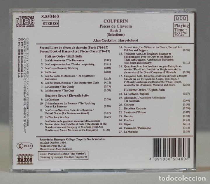 CDs de m&uacute;sica: CD. Couperin - Alan Cuckston &ndash; Pi&egrave;ces De Clavecin, Book 2 (Selections) - Foto 2