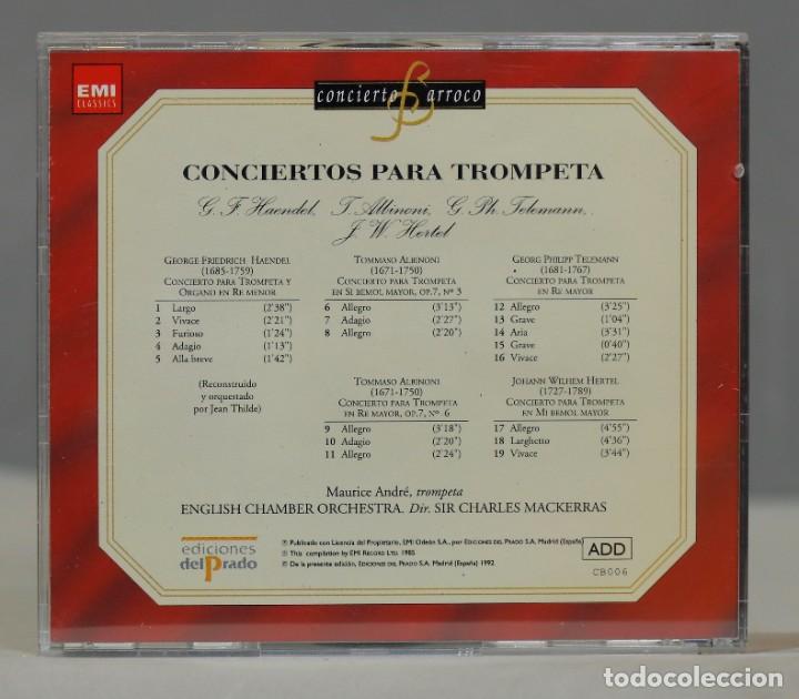 CDs de m&uacute;sica: CD. CONCIERTOS PARA TROMPETA - Foto 2