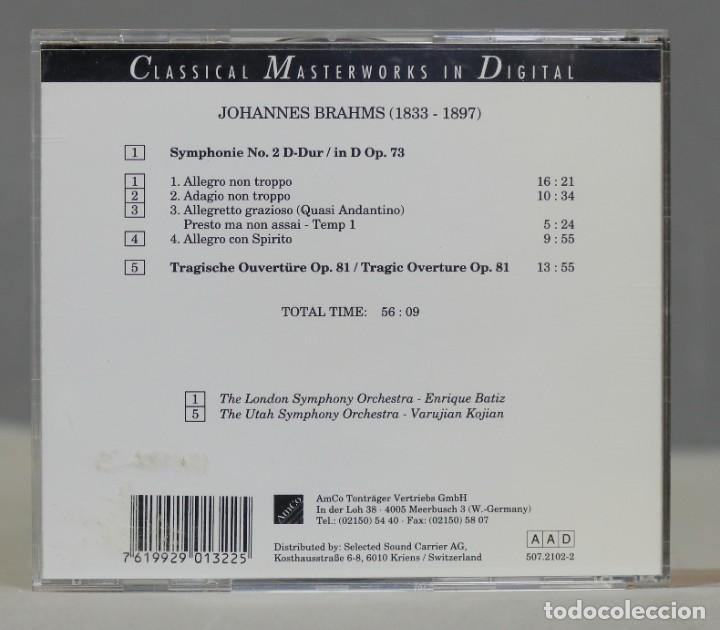CDs de m&uacute;sica: CD. SYMPHONIE 2. BRAHMS. KOJIAN - Foto 2