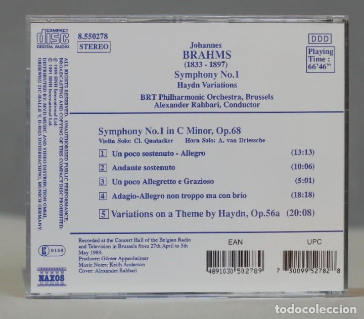 CDs de m&uacute;sica: CD. Rahbari &ndash; Symphony No. 1 &bull; Haydn Variations. BRAHMS - Foto 2