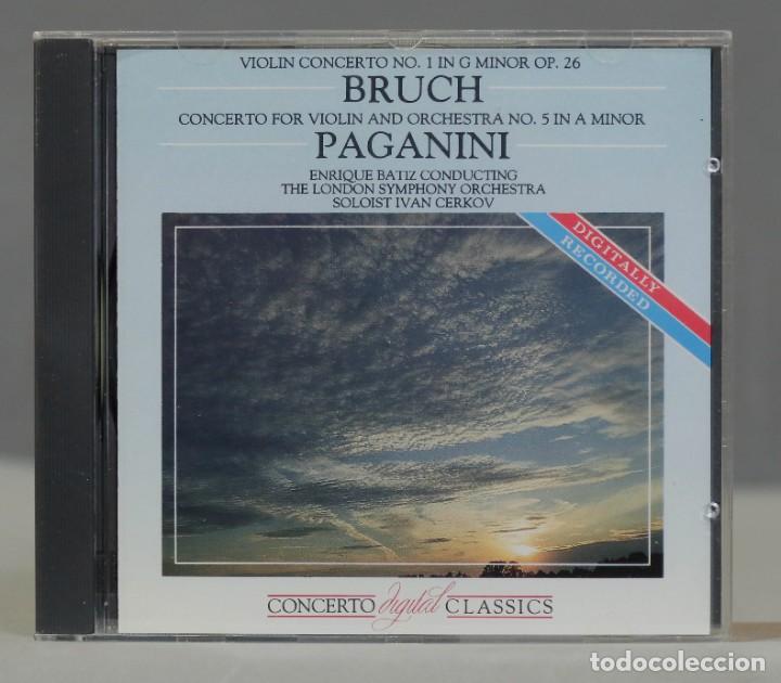 CDs de m&uacute;sica: CD. Cerkov &ndash; Violin Concerto. PAGANINI. BRUCH - Foto 1