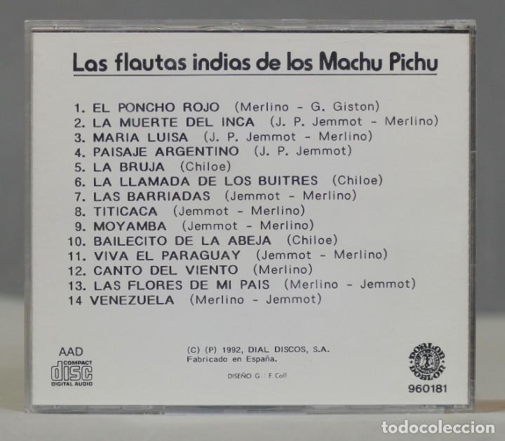 CDs de m&uacute;sica: CD. LAS FLAUTAS INDIAS DE MACHU PICHU - Foto 2