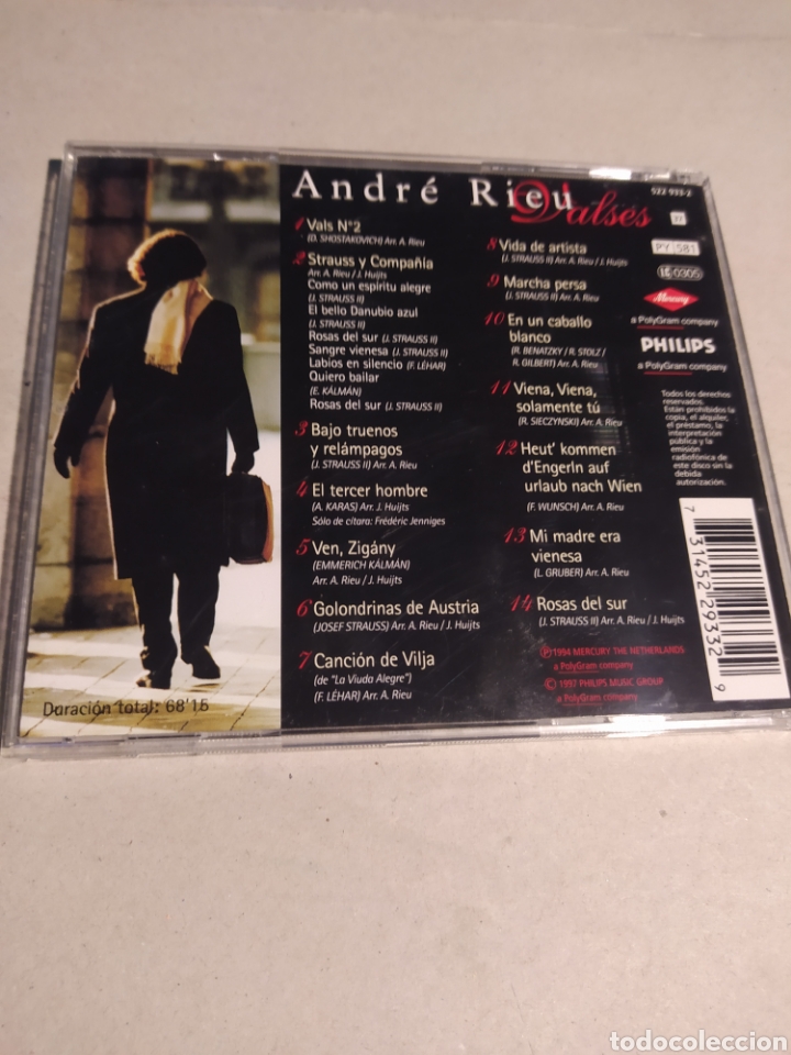 CDs de m&uacute;sica: CD Andr&eacute; rieu - valses - Foto 2