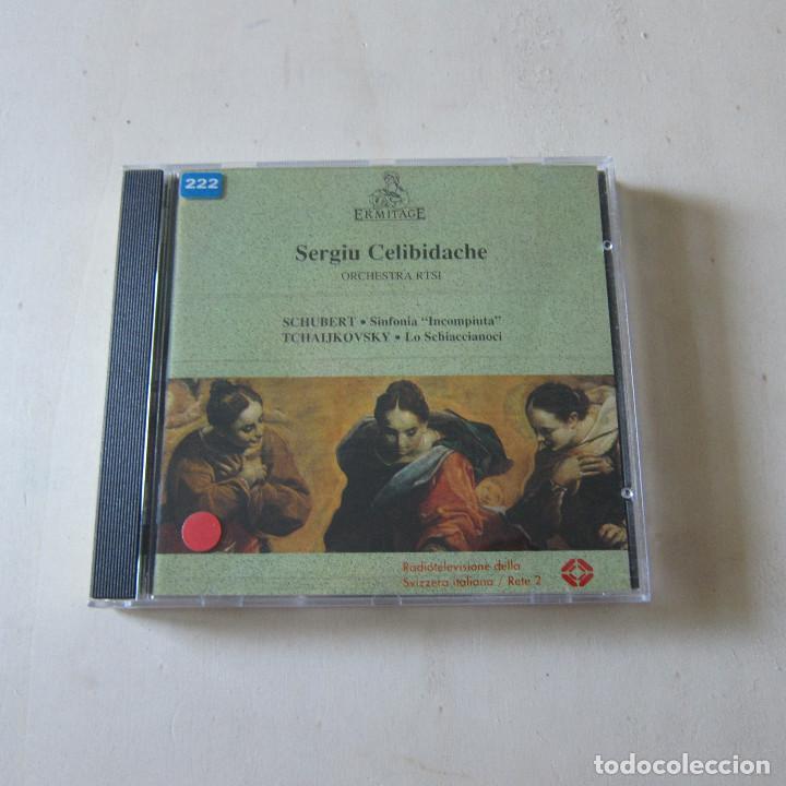 CDs de m&uacute;sica: SCHUBERT. TCHAIKOVSKI - SERGIU CELIBIDACHE (RETE 2) CD - Foto 1