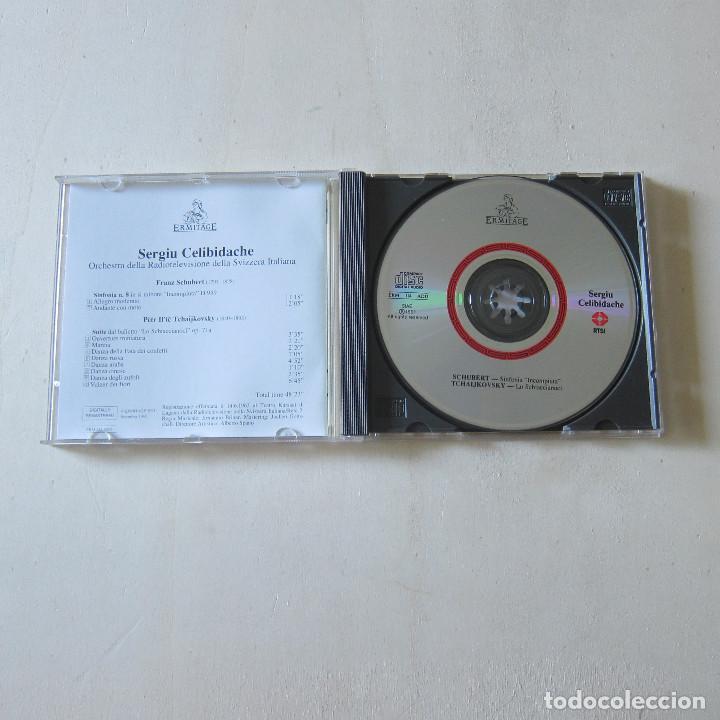 CDs de m&uacute;sica: SCHUBERT. TCHAIKOVSKI - SERGIU CELIBIDACHE (RETE 2) CD - Foto 3