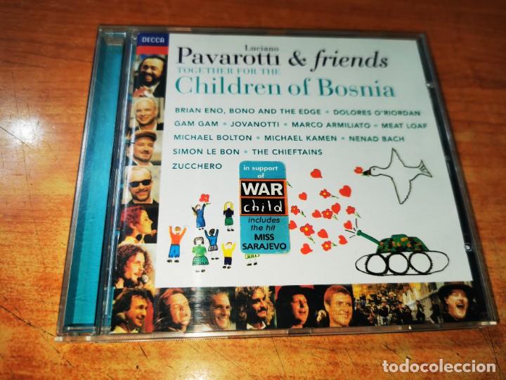 Music CDs: LUCIANO PAVAROTTI & FRIENDS Together for the Children of Bosnia CD BONO U2 JOVANOTTI SIMON LE BON