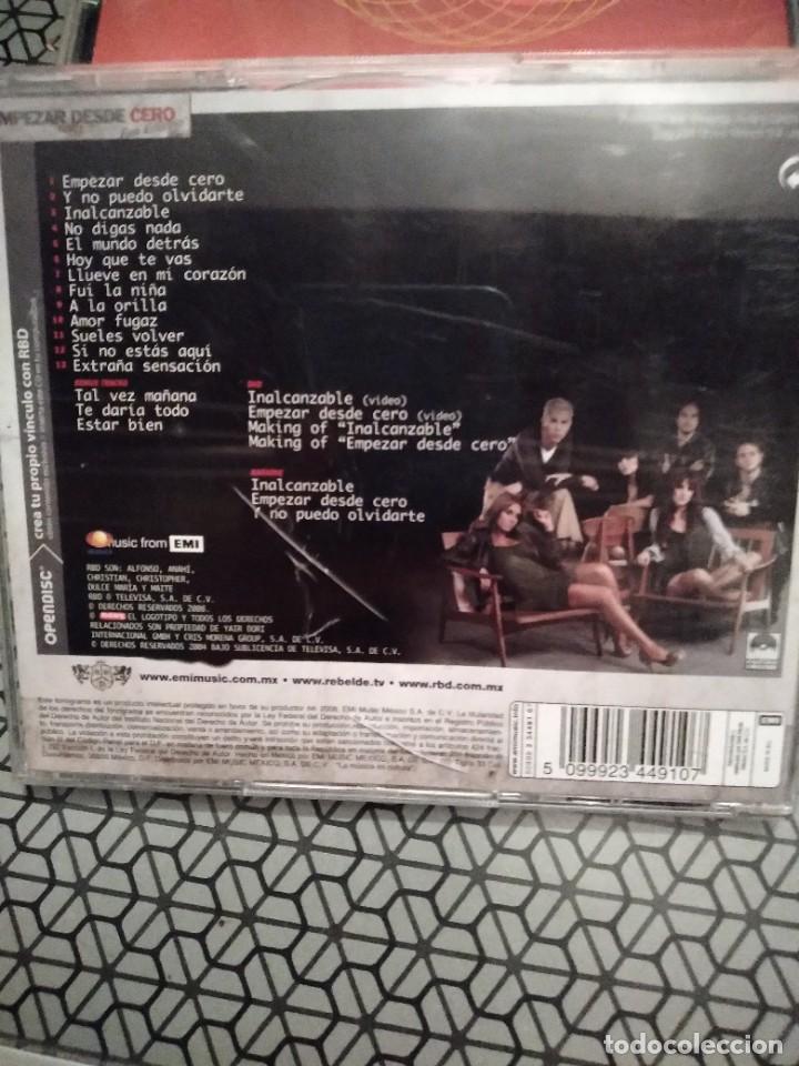 CDs de m&uacute;sica: CD-RBD-EMPEZAR DESDE ZERO-FAN EDITION- - Foto 2