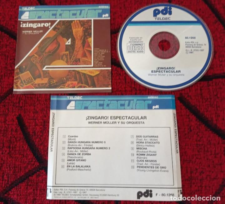 CDs de m&uacute;sica: WERNER MULLER & ORQUESTA ** &iexcl;Zingaro! ** CD ORIGINAL 1987 - Foto 1
