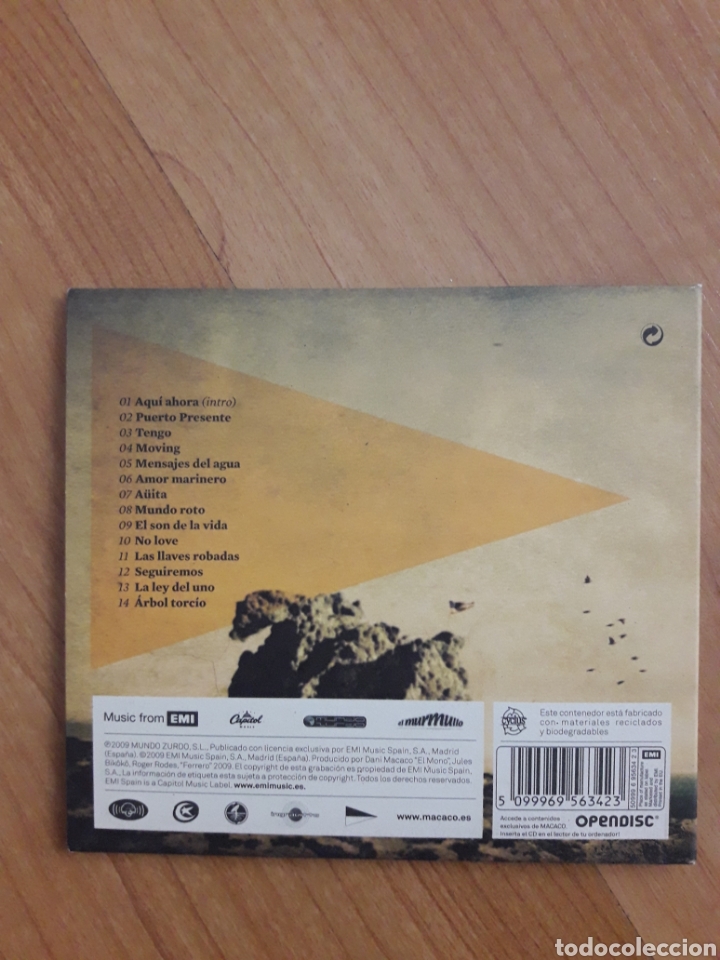 CDs de m&uacute;sica: MACACO. PUERTO PRESENTE - Foto 2