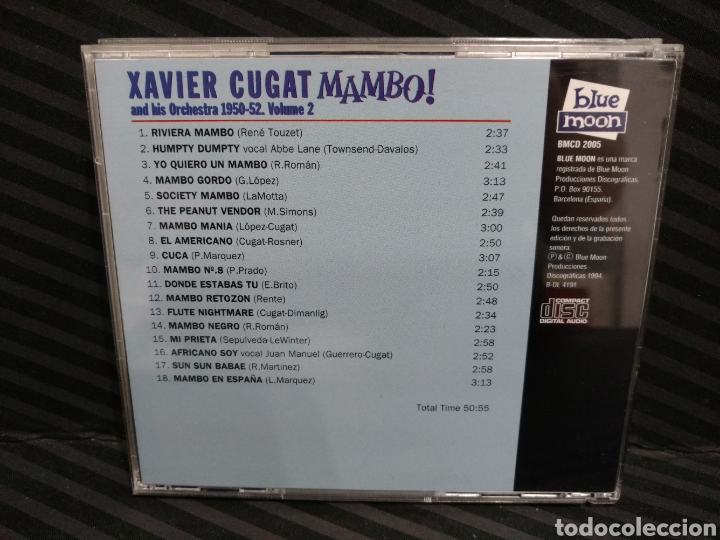 CDs de m&uacute;sica: Xavier Cugat And His Orchestra - Mambo! Volume 2 (CD, Comp) - Foto 2