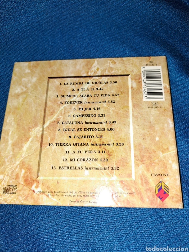 CDs de m&uacute;sica: CD GIPSY KINGS. ESTRELLAS. 1995 - Foto 2