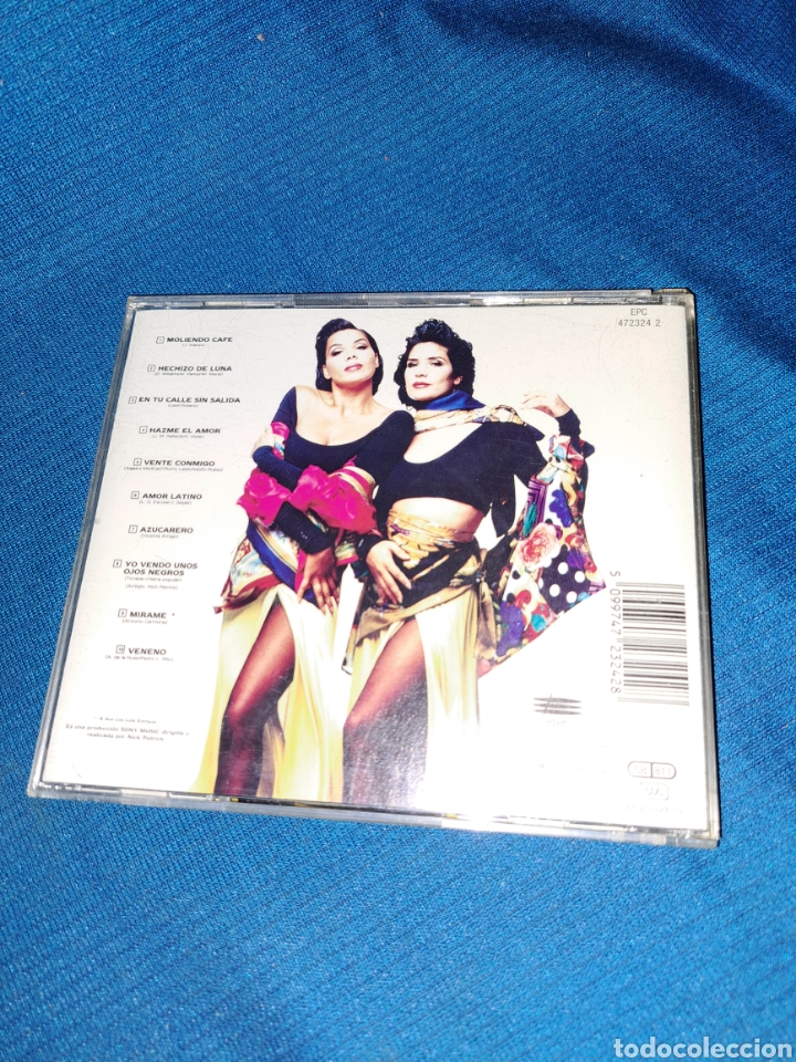 CDs de m&uacute;sica: CD AZ&Uacute;CAR MORENO, OJOS NEGROS. - Foto 2