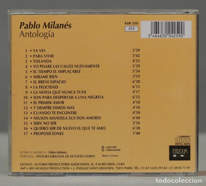 CDs de m&uacute;sica: CD. Pablo Milan&eacute;s &ndash; Antolog&iacute;a - Foto 2