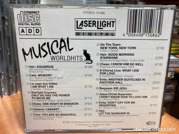 CDs de m&uacute;sica: Musical World Hits (CD, Comp) - Foto 2