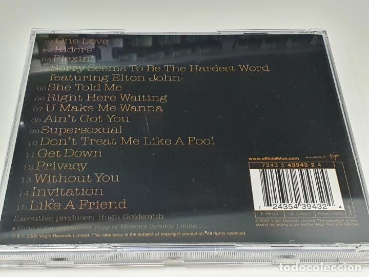 CDs de m&uacute;sica: CD BLUE ONE LOVE - 2002 - nuevo - Foto 3