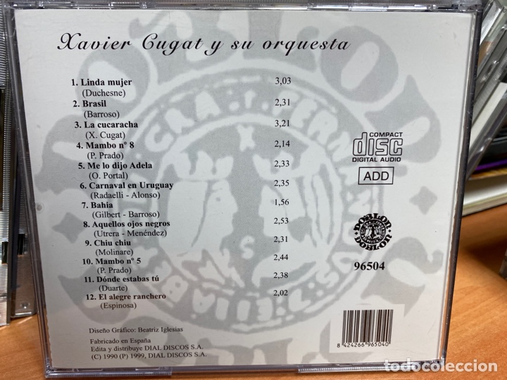 CDs de m&uacute;sica: Xavier Cugat y su Orquesta (CD, Comp) - Foto 2