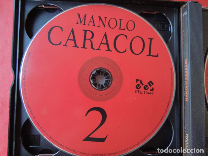 CDs de m&uacute;sica: MANOLO CARACOL - 2 CD,S CON TODOS SUS EXITOS - Foto 3