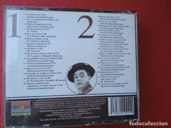 CDs de m&uacute;sica: MANOLO CARACOL - 2 CD,S CON TODOS SUS EXITOS - Foto 4