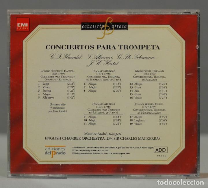 CDs de m&uacute;sica: CD. CONCIERTOS PARA TROMPETA - Foto 2
