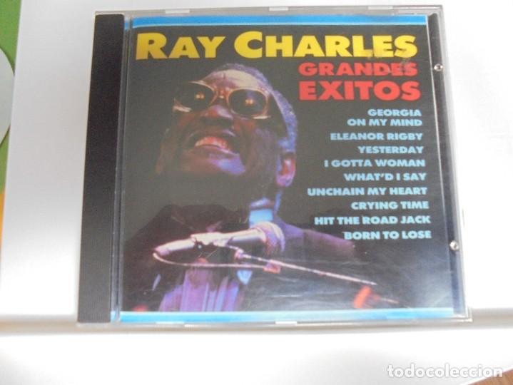 CDs de m&uacute;sica: RAY CHARLES. GRANDES EXITOS. COMPACTO CON 16 MEMORABLES TEMAS. - Foto 1
