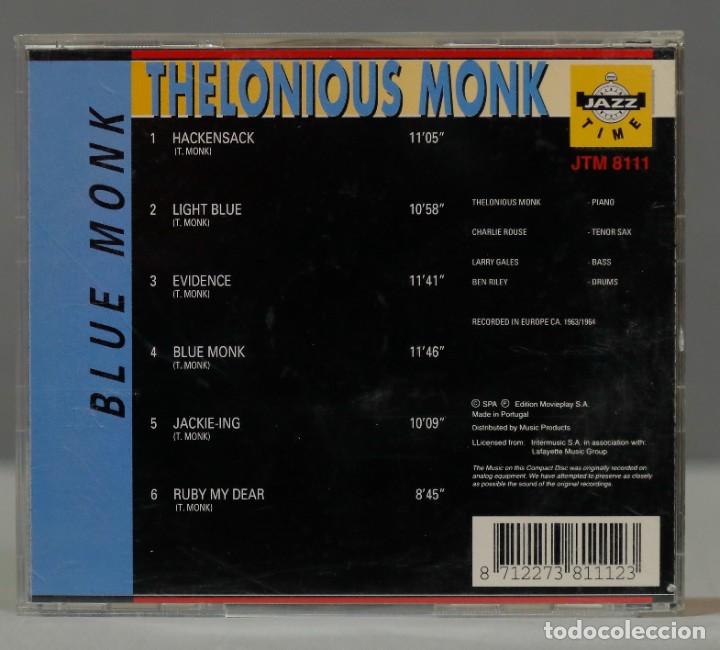 CDs de m&uacute;sica: CD. Thelonious Monk &ndash; Blue Monk - Foto 2
